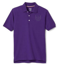 Load image into Gallery viewer, BOYS SHORT SLEEVE POLO W/LOGO (REGULAR DAY 7TH-8TH GRADE)