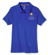 Load image into Gallery viewer, GIRLS SHORT SLEEVE POLO W/LOGO (MIDDLE SCHOOL ONLY)