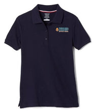 Load image into Gallery viewer, GIRLS SHORT SLEEVE POLO W/ LOGO