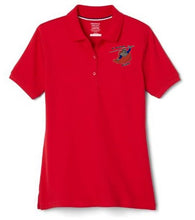 Load image into Gallery viewer, GIRLS SHORT SLEEVE POLO W/ LOGO (ELEMENTARY)