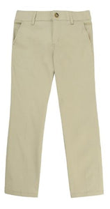 GIRLS STRETCH TWILL STRAIGHT LEG PANT (MIDDLE SCHOOL ONLY)
