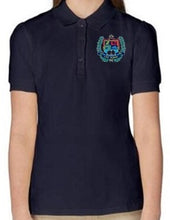 Load image into Gallery viewer, GIRLS SHORT SLEEVE COTTON POLO W/LOGO - SEC