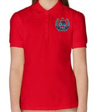 Load image into Gallery viewer, GIRLS SHORT SLEEVE COTTON POLO W/LOGO - ELEM