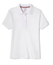 Load image into Gallery viewer, GIRLS SHORT SLEEVE PICOT COLLAR POLO
