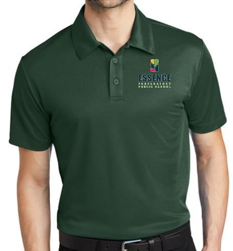 MENS SILK TOUCH PERFORMANCE POLO W/LOGO (STAFF ONLY)