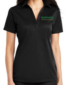 LADIES SHORT SLEEVE DRI FIT POLO W/LOGO (BEATRICE MAYES INSTITUTE STAFF)