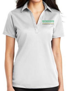 LADIES SHORT SLEEVE DRI FIT POLO W/LOGO (BEATRICE MAYES INSTITUTE STAFF)