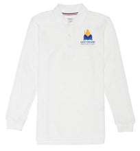 Load image into Gallery viewer, UNISEX LONG SLEEVE POLO W/LOGO (MIDDLE SCHOOL ONLY)