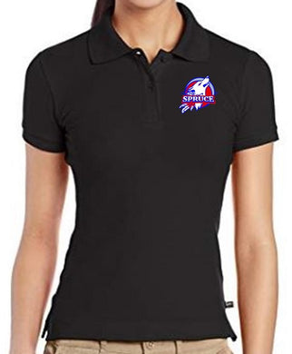 JUNIORS SHORT SLEEVE COTTON POLO W/LOGO (10TH-12TH GRADE)