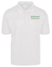 Load image into Gallery viewer, MENS SHORT SLEEVE DRI FIT POLO W/LOGO (BEATRICE MAYES INSTITUTE STAFF)