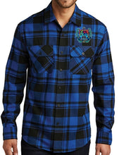 Load image into Gallery viewer, MENS PLAID FLANNEL SHIRT W/LOGO