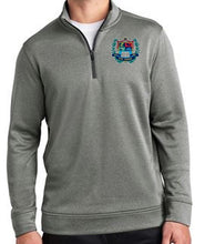 Load image into Gallery viewer, MENS POSI CHARGE SPORT WICK HEATHER 1/4 ZIP PULLOVER W/LOGO
