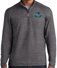 Load image into Gallery viewer, MENS STRETCH REFLECTIVE HEATHER 1/2 ZIP PULLOVER W/LOGO
