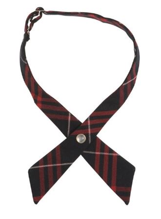 GIRLS PLAID CROSS TIE (6TH GRADE)