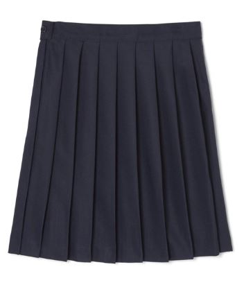 GIRLS SOLID PLEATED SKIRT