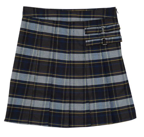 GIRLS PLAID PLEATED SCOOTER