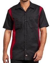 Load image into Gallery viewer, MENS SHORT SLEEVE TWO-TONE WORK SHIRT