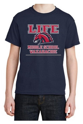 YOUTH T-SHIRT - LIFE WAXAHACHIE MIDDLE SCHOOL